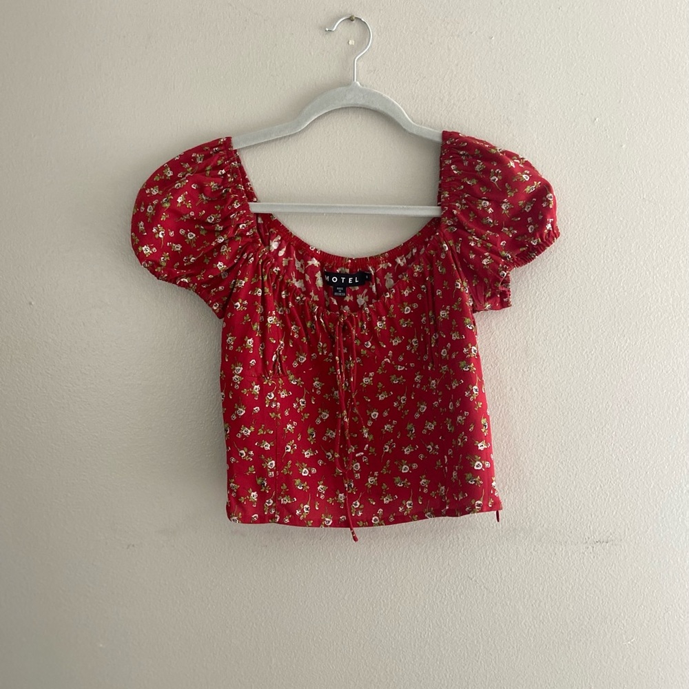 Floral Cropped Blouse